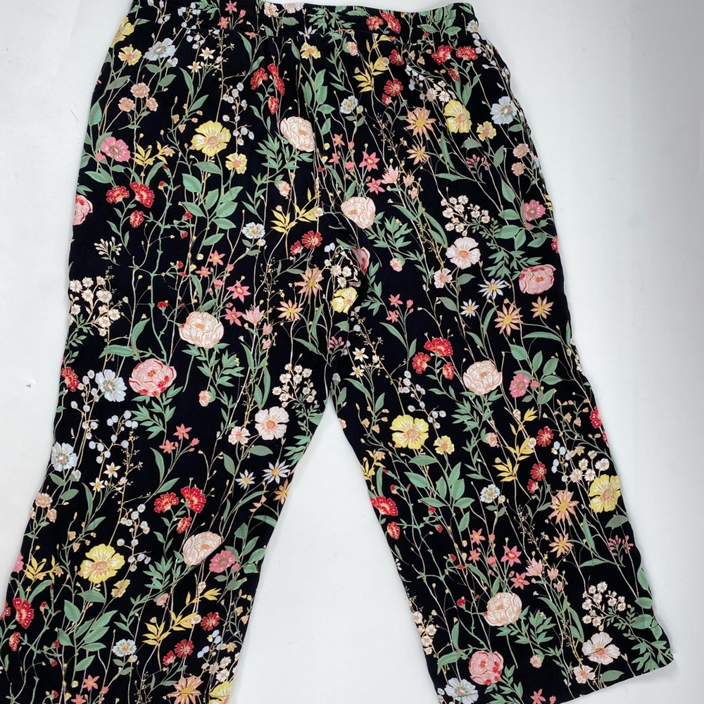 Loft Women’s Floral SP Pull On PANTS ELASTIC WAIST